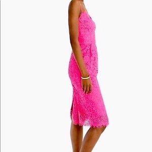 Spaghetti strap dress in lace